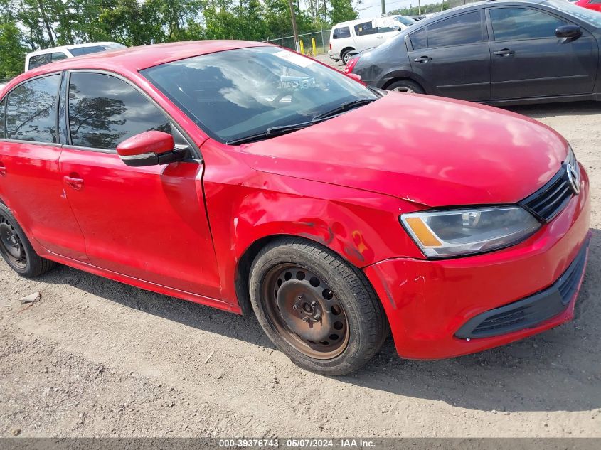 2012 Volkswagen Jetta 2.5L Se VIN: 3VWDP7AJ1CM079853 Lot: 39376743