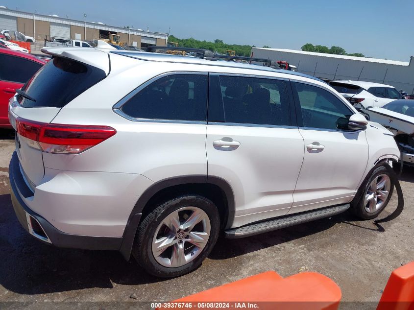 2019 Toyota Highlander Limited VIN: 5TDYZRFH0KS349413 Lot: 39376746