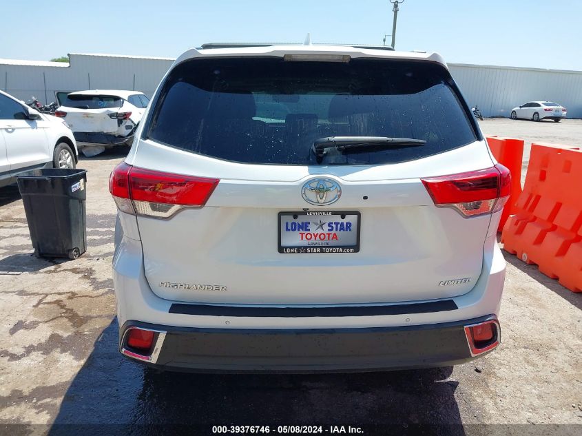 2019 Toyota Highlander Limited VIN: 5TDYZRFH0KS349413 Lot: 39376746