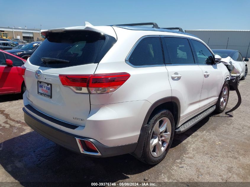 2019 Toyota Highlander Limited VIN: 5TDYZRFH0KS349413 Lot: 39376746