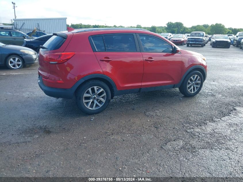 2014 Kia Sportage Lx VIN: KNDPB3AC7E7569994 Lot: 39376755