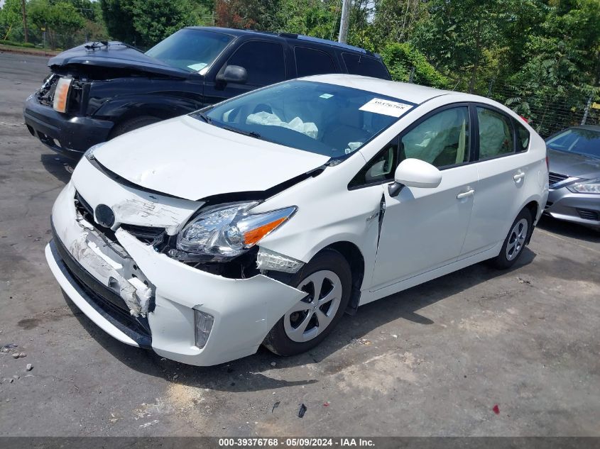 2015 Toyota Prius Two VIN: JTDKN3DU8F1950926 Lot: 39376768