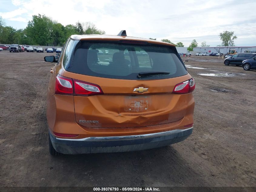 2018 Chevrolet Equinox Ls VIN: 2GNAXHEV5J6135056 Lot: 39376793