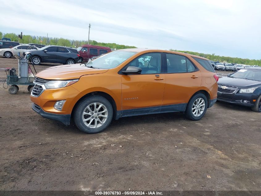 2018 Chevrolet Equinox Ls VIN: 2GNAXHEV5J6135056 Lot: 39376793