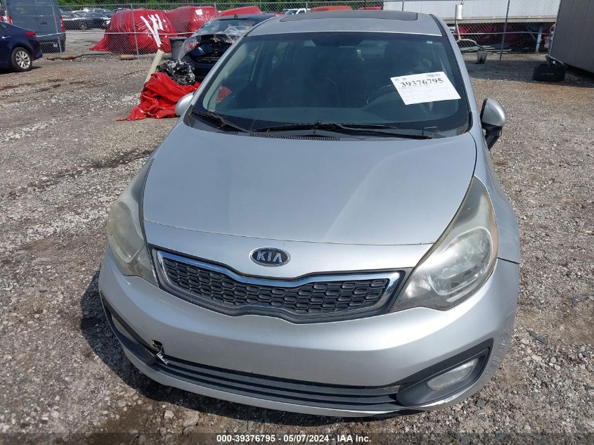 2012 Kia Rio Sx VIN: KNADN4A32C6053932 Lot: 39376795