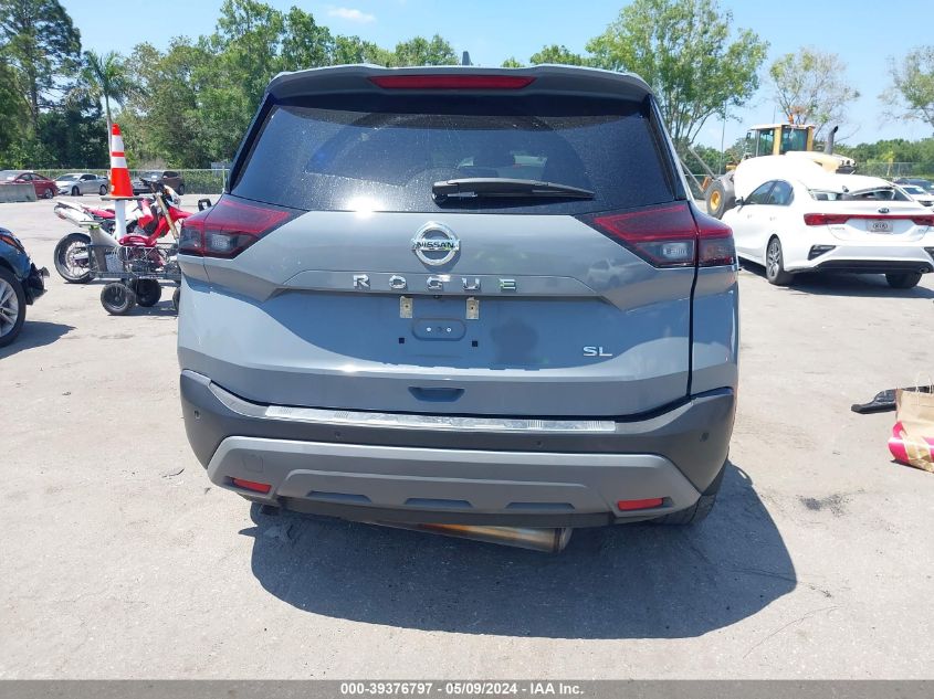 2021 Nissan Rogue Sl Fwd VIN: 5N1AT3CA7MC683428 Lot: 39376797