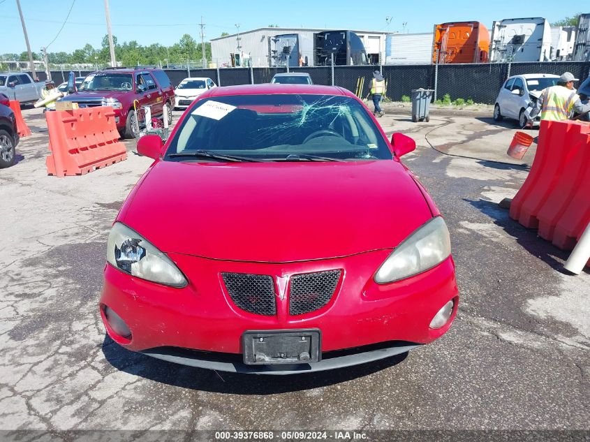 2008 Pontiac Grand Prix VIN: 2G2WP552481146144 Lot: 39376868