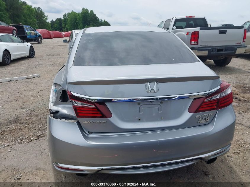 2016 Honda Accord Sport VIN: 1HGCR2F67GA234541 Lot: 39376869