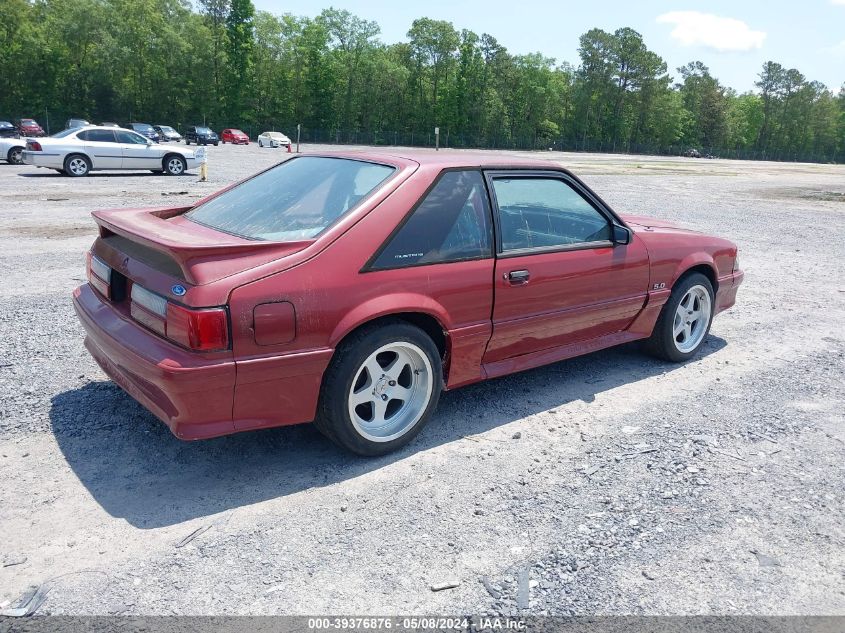 1991 Ford Mustang Gt/Cobra Gt VIN: 1FACP42E9MF106030 Lot: 39376876