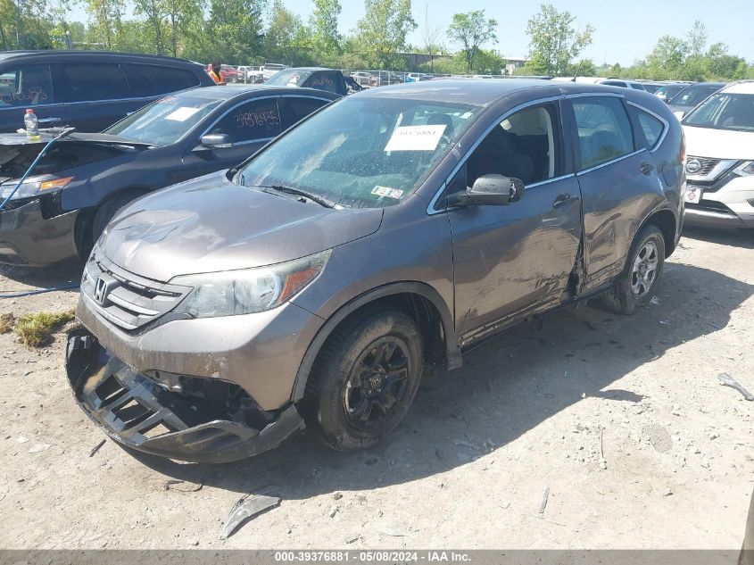 2013 Honda Cr-V Lx VIN: 5J6RM4H32DL080420 Lot: 39376881