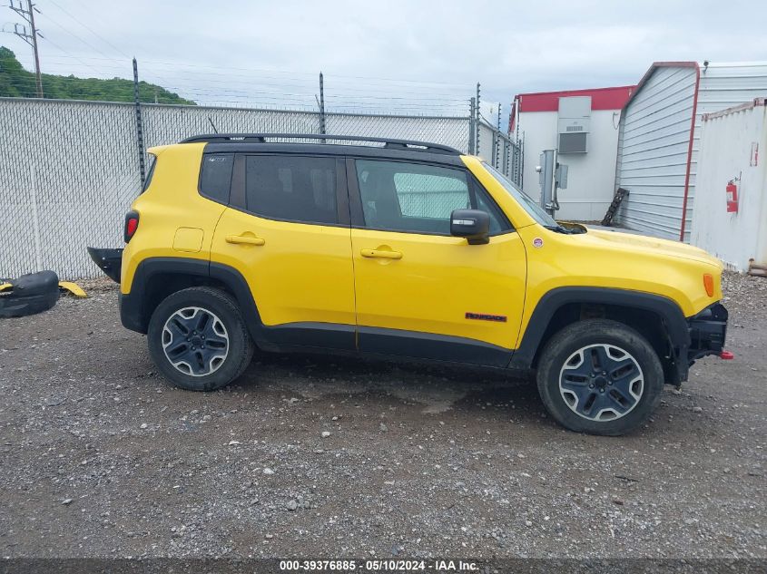 2016 Jeep Renegade Trailhawk VIN: ZACCJBCT1GPD39026 Lot: 39376885