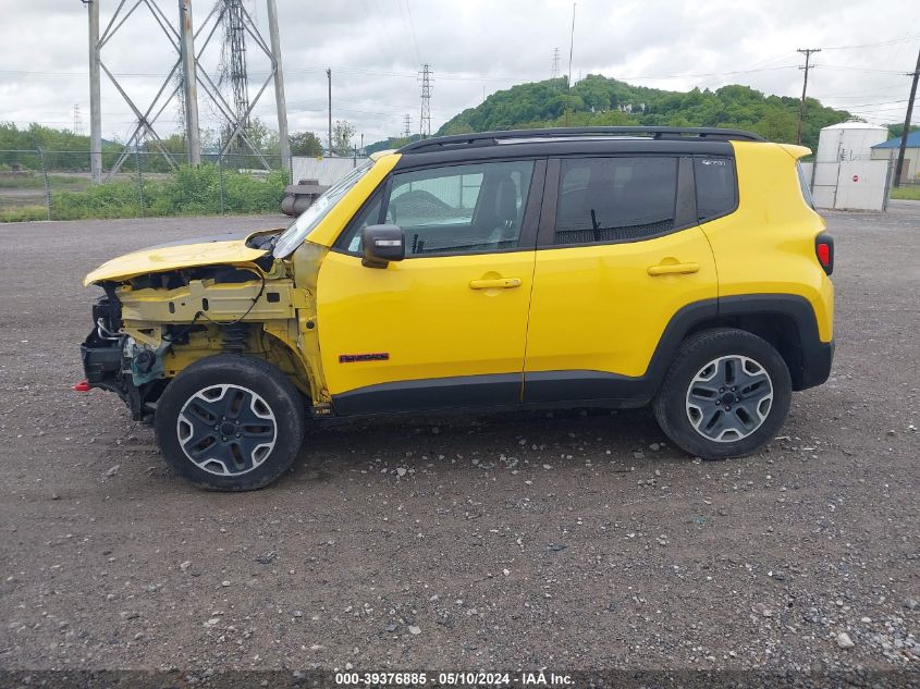 2016 Jeep Renegade Trailhawk VIN: ZACCJBCT1GPD39026 Lot: 39376885