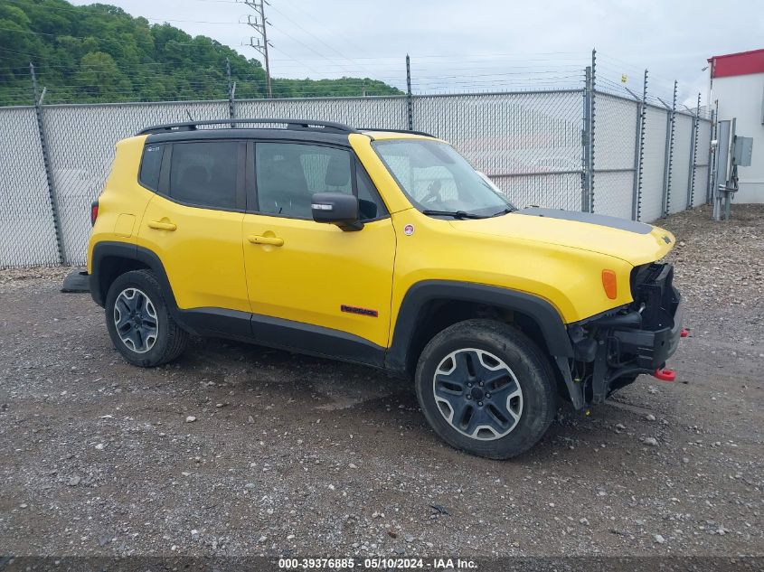 2016 Jeep Renegade Trailhawk VIN: ZACCJBCT1GPD39026 Lot: 39376885