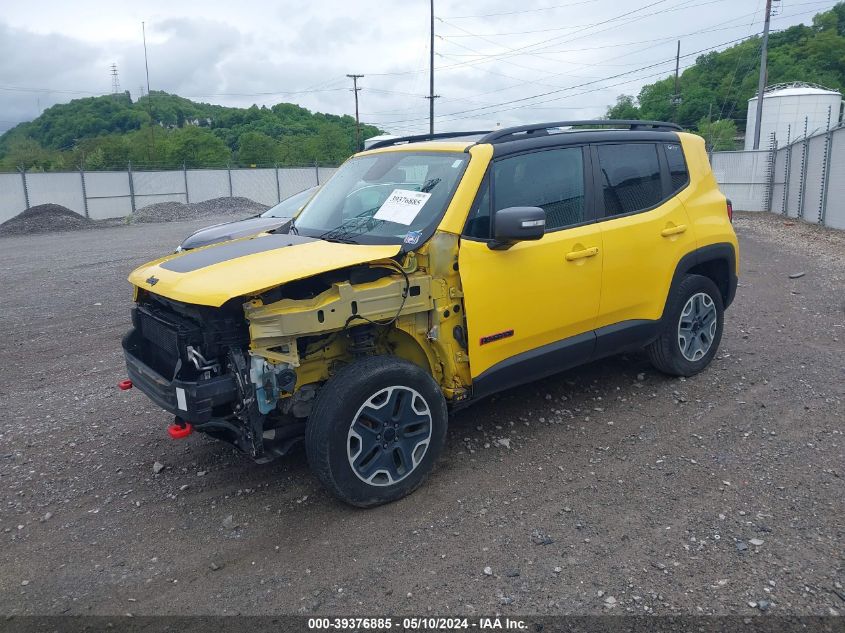 2016 Jeep Renegade Trailhawk VIN: ZACCJBCT1GPD39026 Lot: 39376885