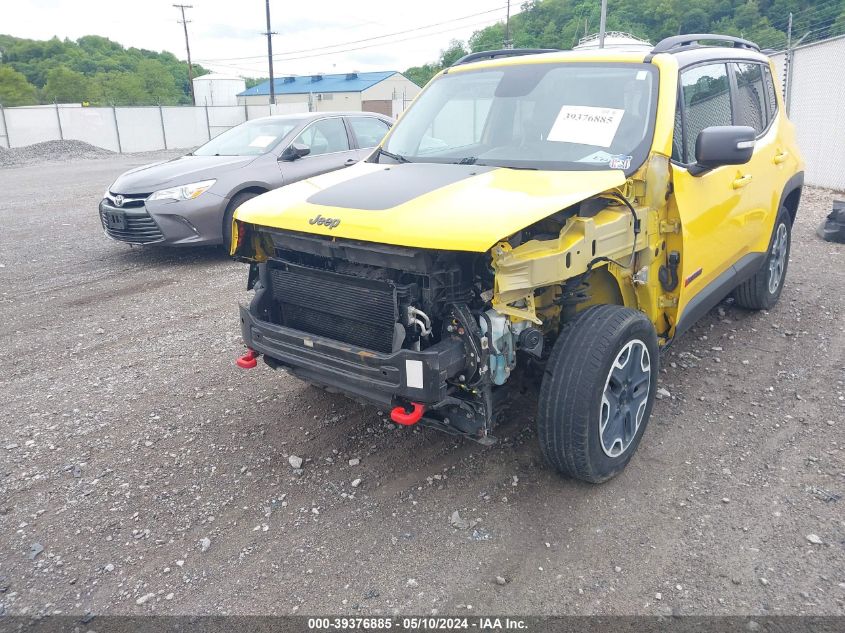 2016 Jeep Renegade Trailhawk VIN: ZACCJBCT1GPD39026 Lot: 39376885