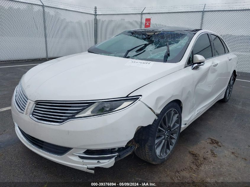 2016 Lincoln Mkz VIN: 3LN6L2G9XGR610575 Lot: 39376894