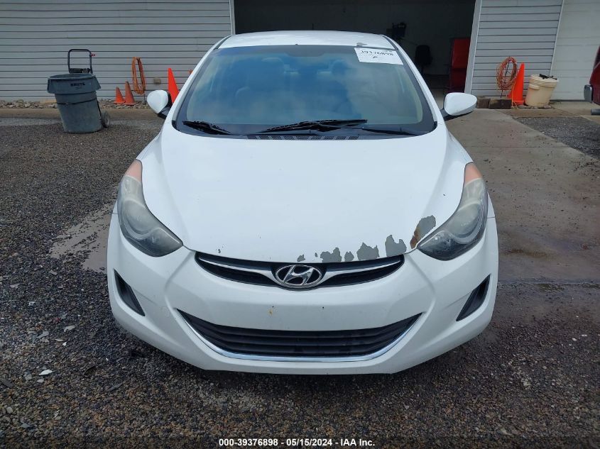 2012 Hyundai Elantra Gls VIN: 5NPDH4AE6CH150536 Lot: 39376898