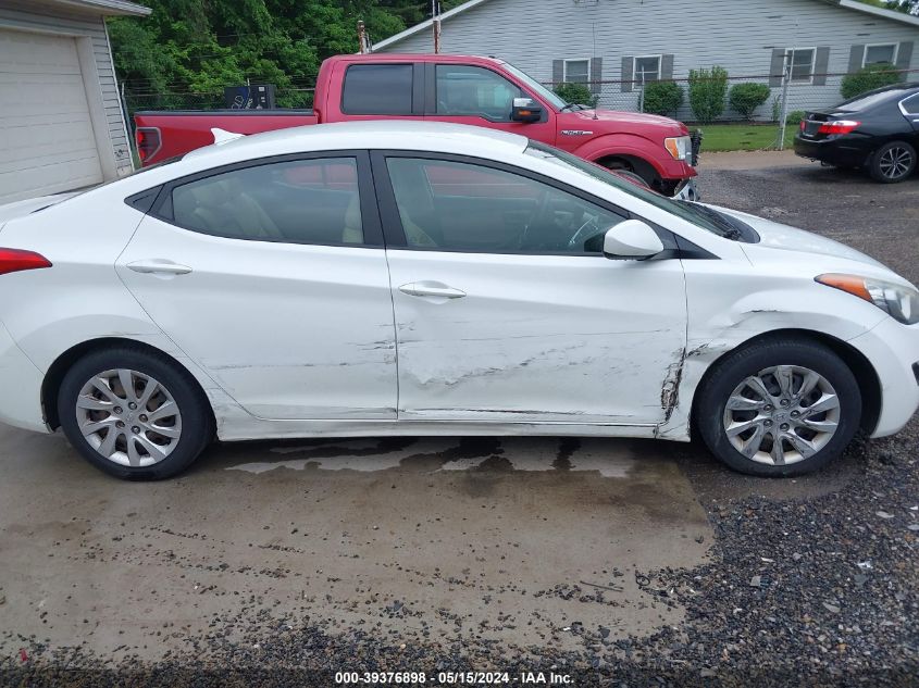 2012 Hyundai Elantra Gls VIN: 5NPDH4AE6CH150536 Lot: 39376898