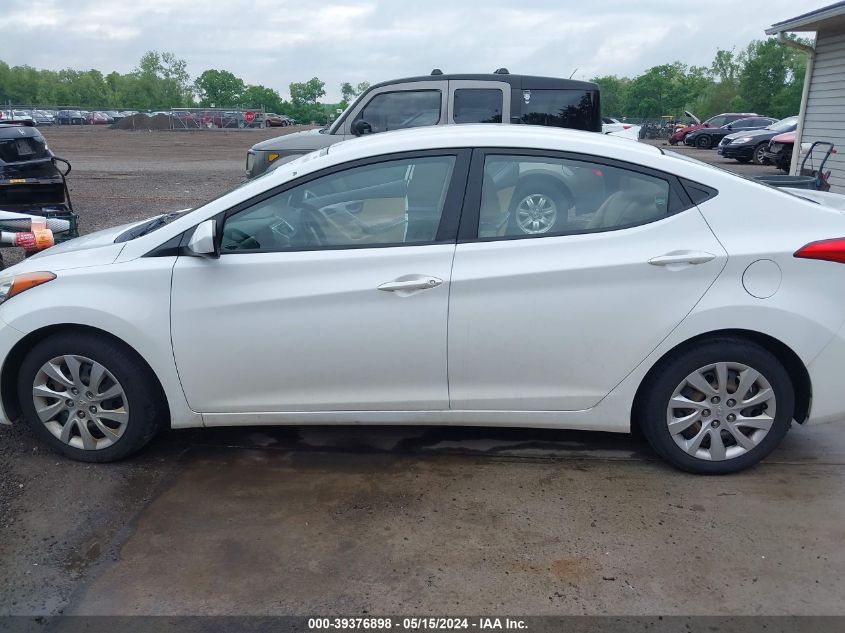 2012 Hyundai Elantra Gls VIN: 5NPDH4AE6CH150536 Lot: 39376898