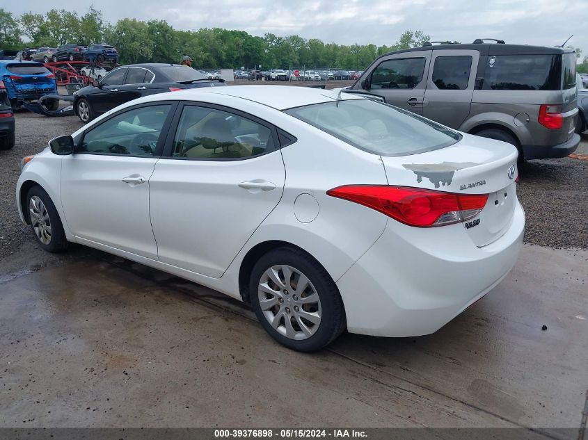 2012 Hyundai Elantra Gls VIN: 5NPDH4AE6CH150536 Lot: 39376898