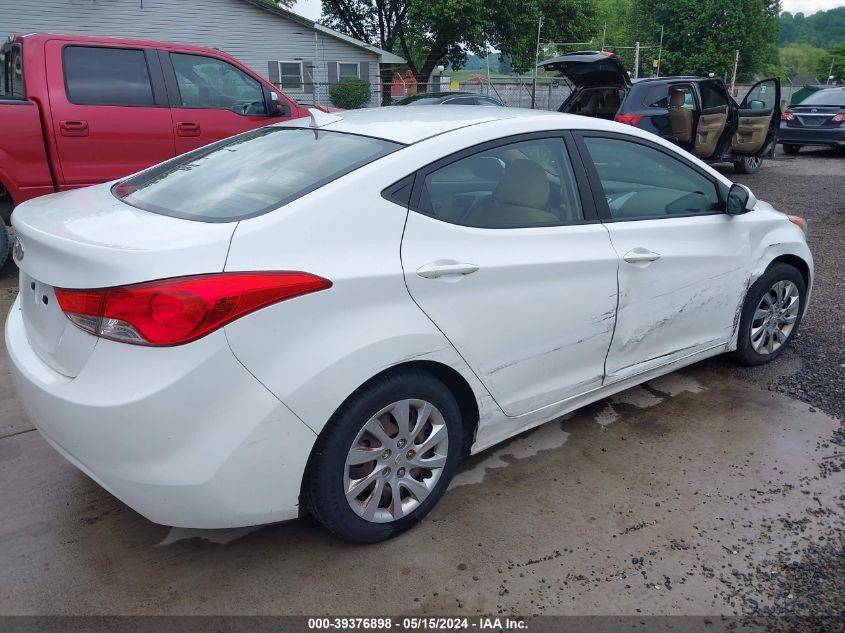 2012 Hyundai Elantra Gls VIN: 5NPDH4AE6CH150536 Lot: 39376898