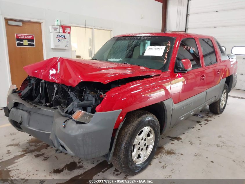 2002 Chevrolet Avalanche 1500 VIN: 3GNEK13T82G271776 Lot: 39376907