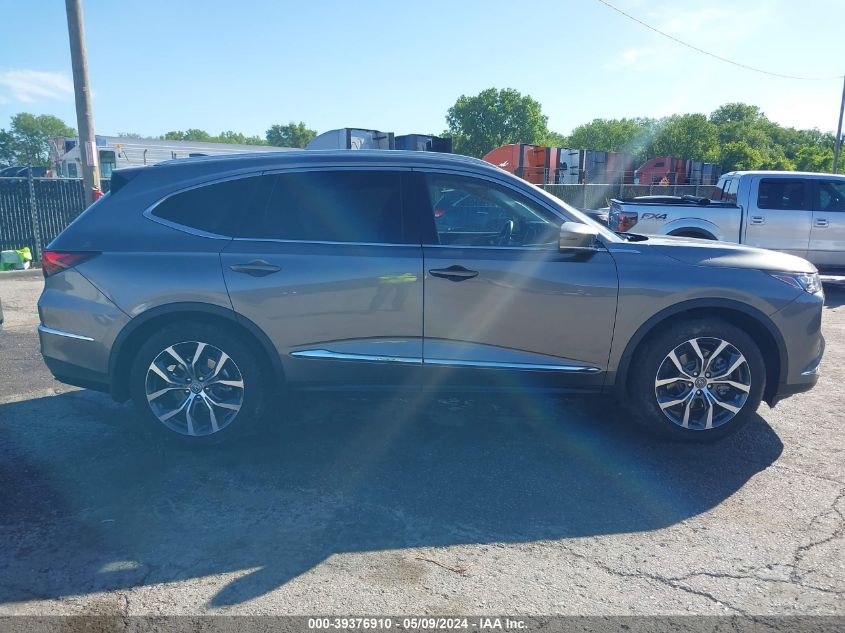 2024 Acura Mdx Technology Package VIN: 5J8YE1H41RL006081 Lot: 39376910