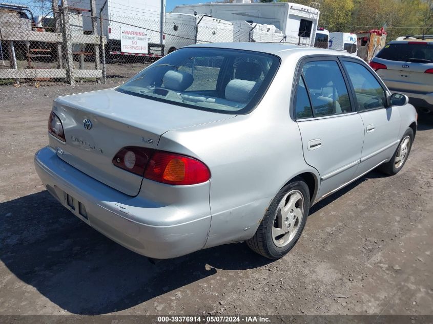 2002 Toyota Corolla Le VIN: 1NXBR12E02Z630573 Lot: 39376914