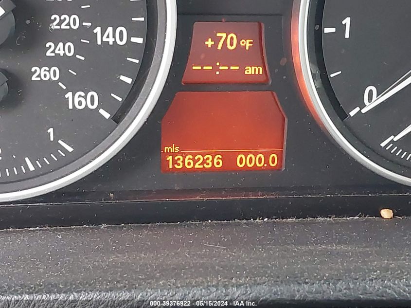 2007 BMW X5 4.8I VIN: 5UXFE83587LZ45254 Lot: 39376922