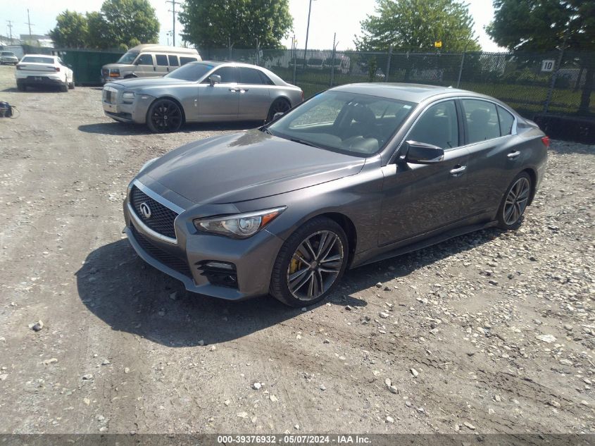 2014 Infiniti Q50 Premium VIN: JN1BV7AR3EM699028 Lot: 39376932