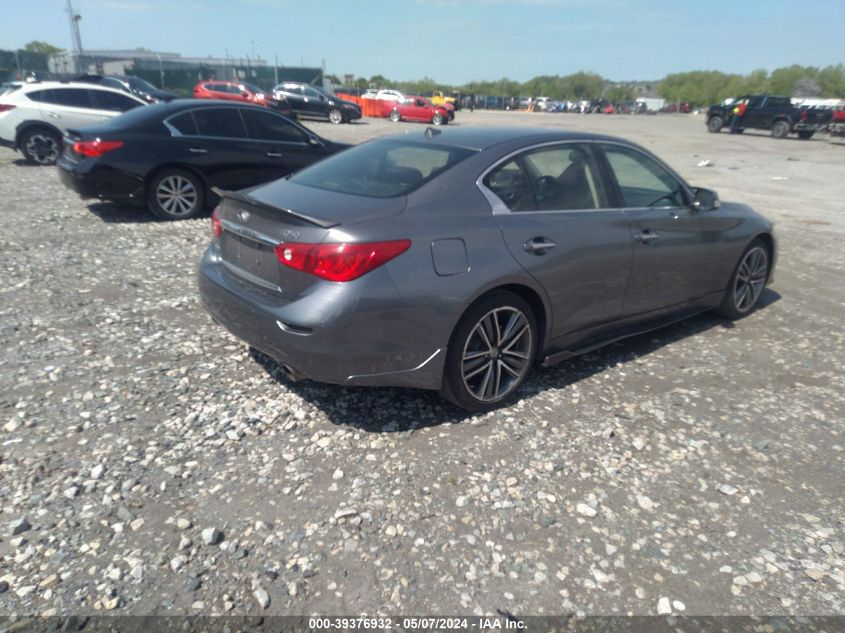 2014 Infiniti Q50 Premium VIN: JN1BV7AR3EM699028 Lot: 39376932