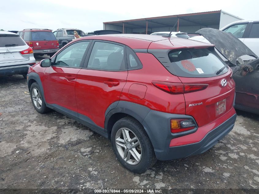 2020 Hyundai Kona Se VIN: KM8K12AA3LU423849 Lot: 39376944