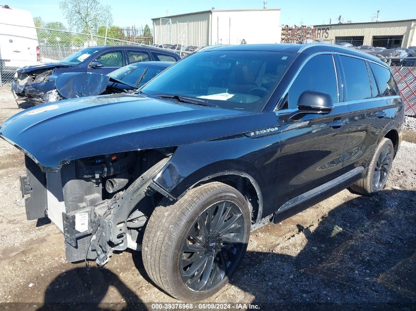 VIN 5LM5J7XC6NGL01598 2022 LINCOLN AVIATOR RESERVE