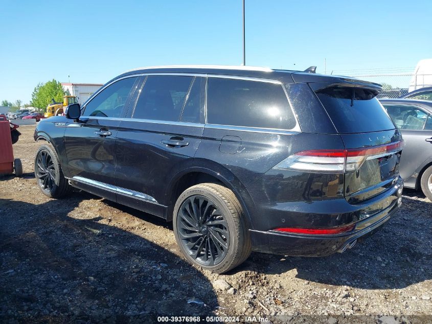 VIN 5LM5J7XC6NGL01598 2022 LINCOLN AVIATOR RESERVE