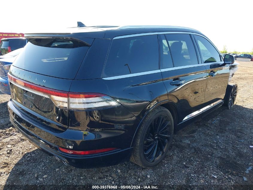 VIN 5LM5J7XC6NGL01598 2022 LINCOLN AVIATOR RESERVE