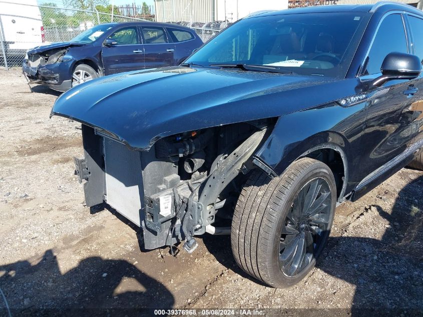 VIN 5LM5J7XC6NGL01598 2022 LINCOLN AVIATOR RESERVE
