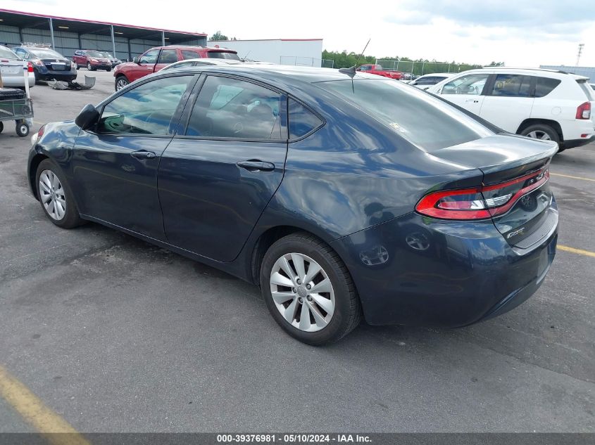 2014 Dodge Dart Aero VIN: 1C3CDFDH6ED678115 Lot: 39376981