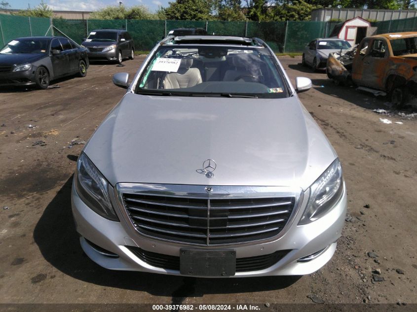 2015 Mercedes-Benz S 550 4Matic VIN: WDDUG8FB3FA075529 Lot: 39376982