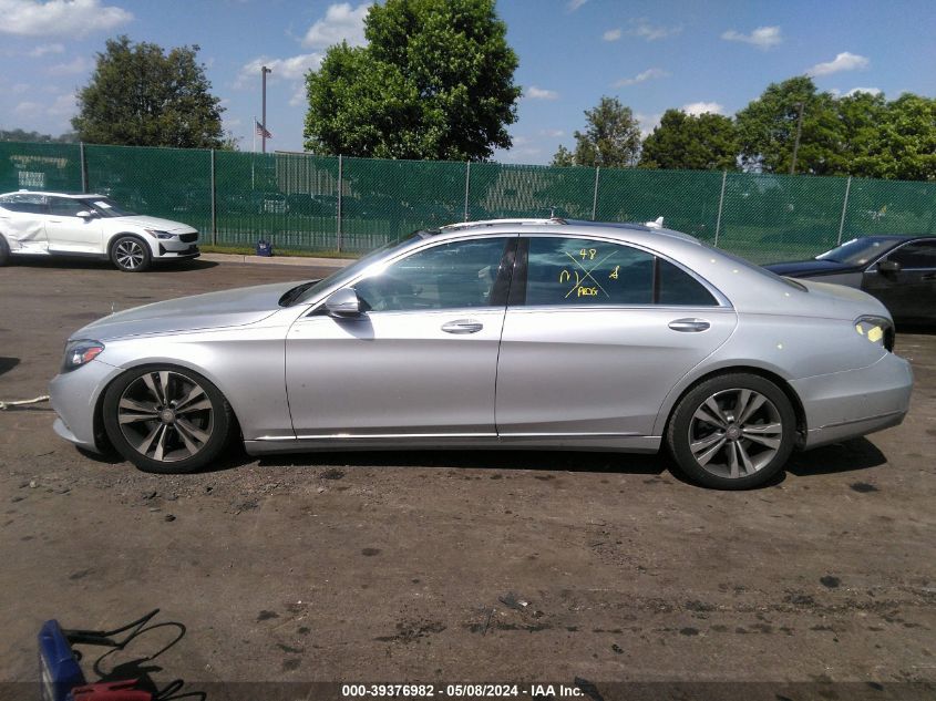 2015 Mercedes-Benz S 550 4Matic VIN: WDDUG8FB3FA075529 Lot: 39376982