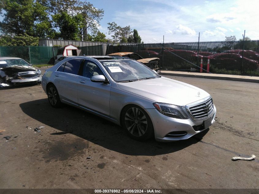 2015 Mercedes-Benz S 550 4Matic VIN: WDDUG8FB3FA075529 Lot: 39376982