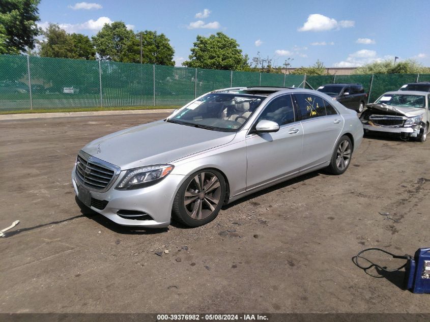 2015 Mercedes-Benz S 550 4Matic VIN: WDDUG8FB3FA075529 Lot: 39376982