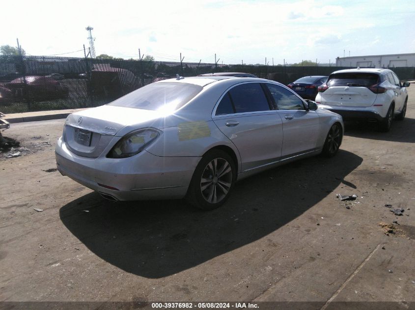 2015 Mercedes-Benz S 550 4Matic VIN: WDDUG8FB3FA075529 Lot: 39376982