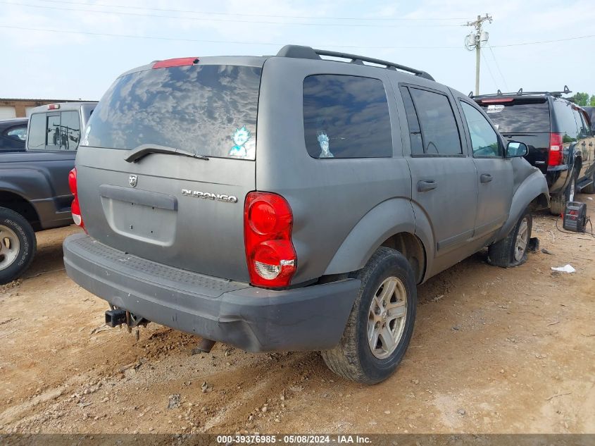 2006 Dodge Durango Sxt VIN: 1D4HD38K26F115061 Lot: 39376985