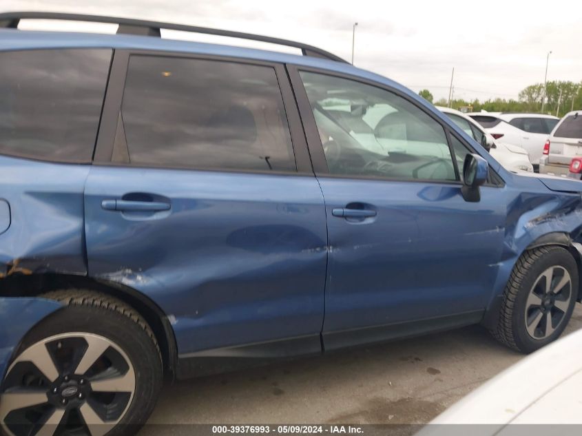 2018 Subaru Forester 2.5I Premium VIN: JF2SJAEC3JH515805 Lot: 39376993