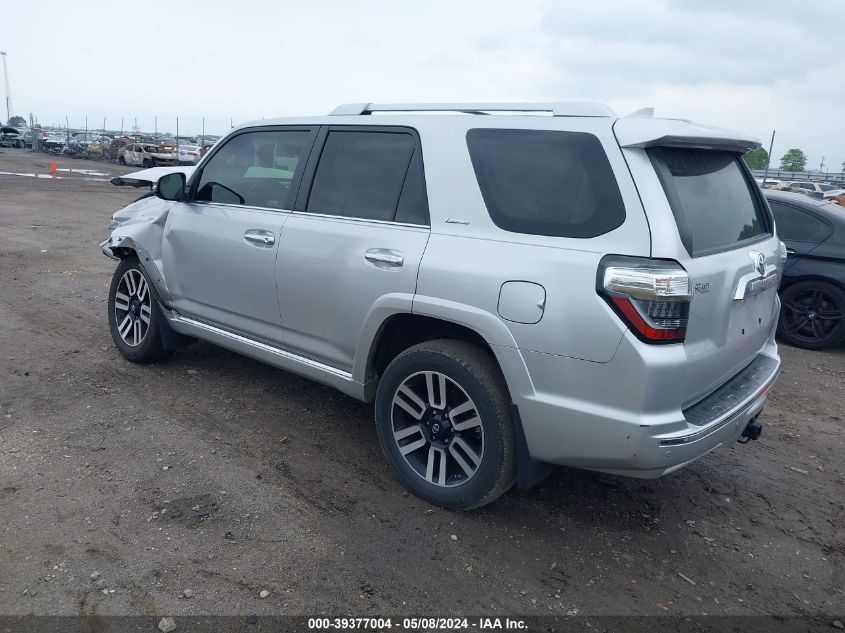 2019 Toyota 4Runner Limited VIN: JTEBU5JR3K5737220 Lot: 39377004