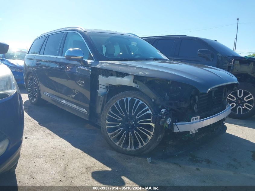 2021 Lincoln Aviator Black Label VIN: 5LM5J9XC5MGL13378 Lot: 39377014