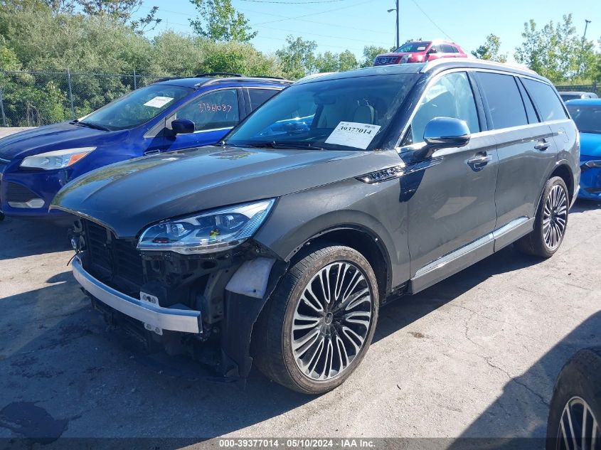 2021 Lincoln Aviator Black Label VIN: 5LM5J9XC5MGL13378 Lot: 39377014