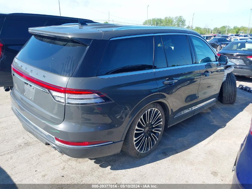 2021 Lincoln Aviator Black Label VIN: 5LM5J9XC5MGL13378 Lot: 39377014