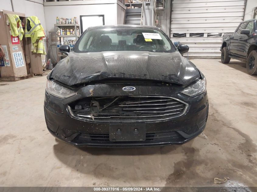 2019 Ford Fusion Se VIN: 3FA6P0T9XKR223994 Lot: 39377016