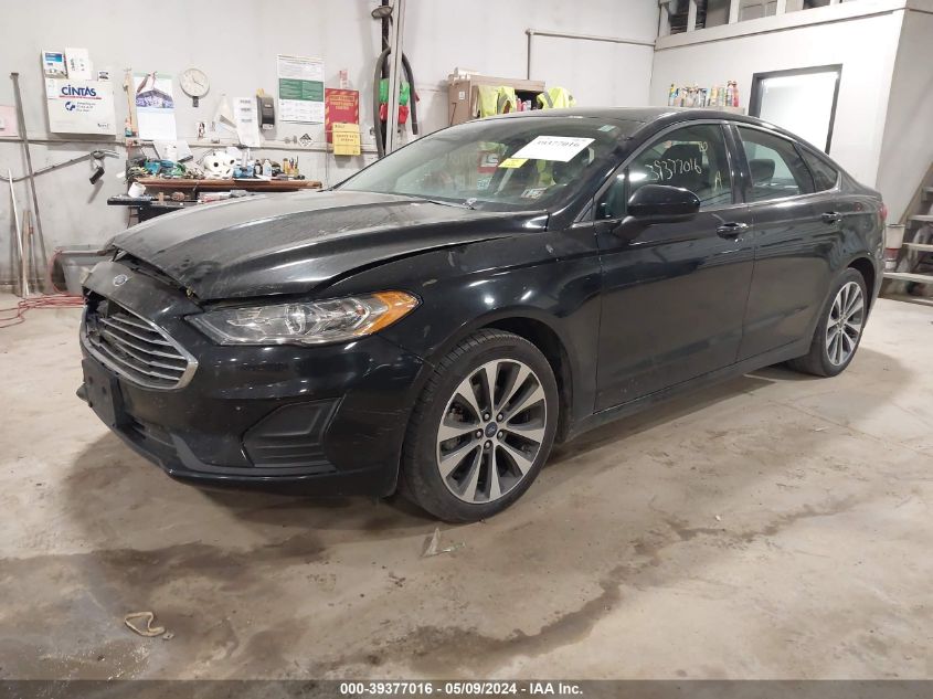 2019 Ford Fusion Se VIN: 3FA6P0T9XKR223994 Lot: 39377016